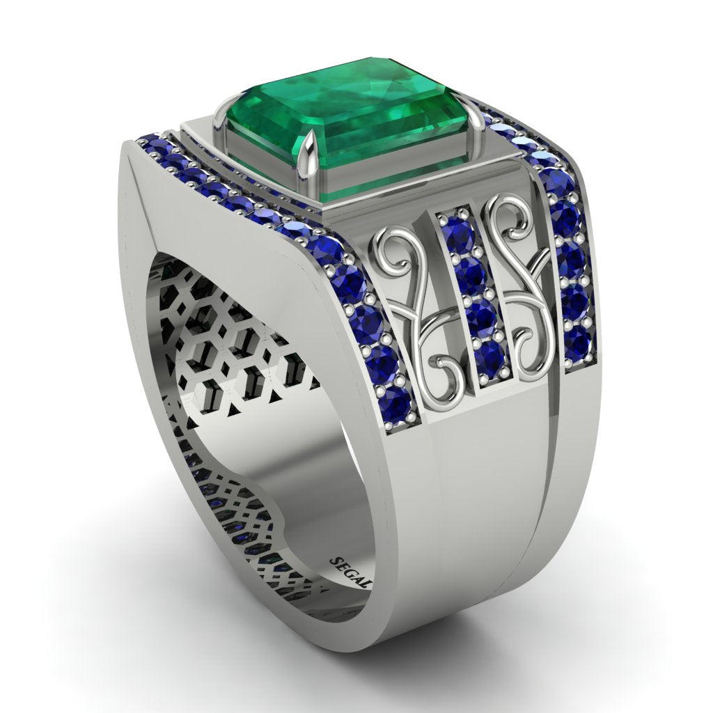Emerald Imperial Grandeur Men's Ring - Shea No. 66