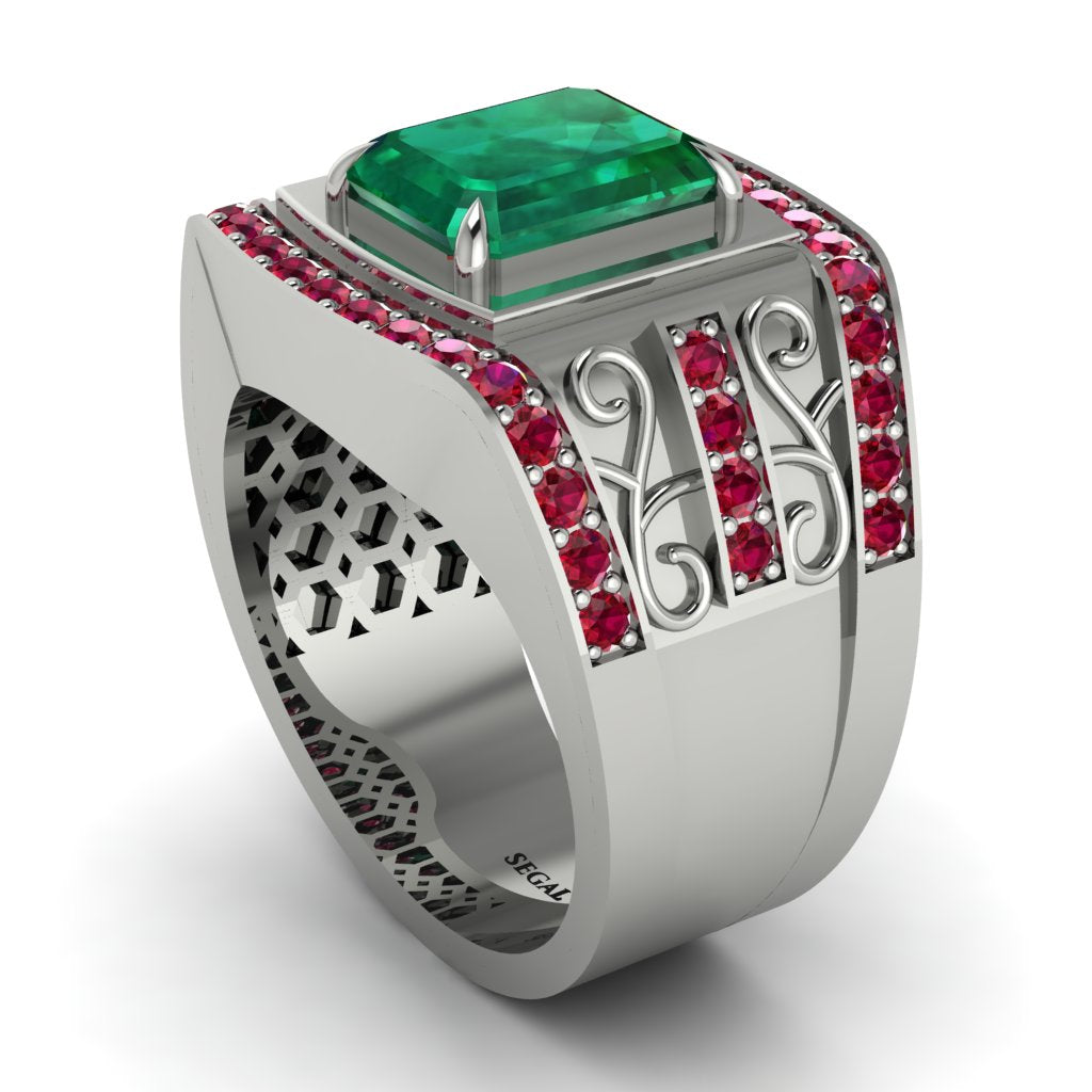 Emerald Imperial Grandeur Men's Ring - Shea No. 51