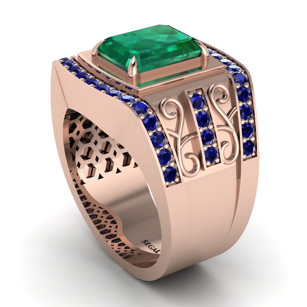 Emerald Imperial Grandeur Men's Ring - Shea No. 65