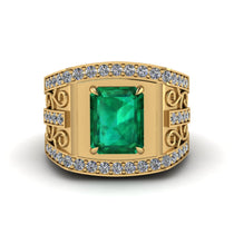 Emerald Imperial Grandeur Men's Ring - Shea No. 4 image 1