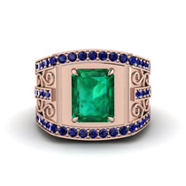 Emerald Imperial Grandeur Men's Ring - Shea No. 65 image 1