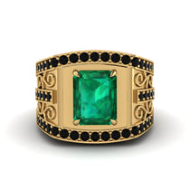 Emerald Imperial Grandeur Men's Ring - Shea No. 34 image 1