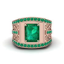 Emerald Imperial Grandeur Men's Ring - Shea No. 20 image 1