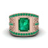 Emerald Imperial Grandeur Men's Ring - Shea No. 20 image 1