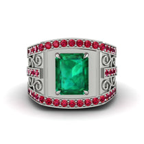 Emerald Imperial Grandeur Men's Ring - Shea No. 51 image 1