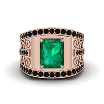 Emerald Imperial Grandeur Men's Ring - Shea No. 35 image 1
