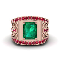 Emerald Imperial Grandeur Men's Ring - Shea No. 50 image 1
