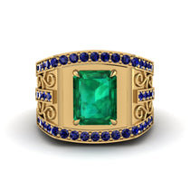Emerald Imperial Grandeur Men's Ring - Shea No. 64 image 1