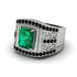 Emerald Imperial Grandeur Men's Ring - Shea No. 36