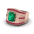 Emerald Imperial Grandeur Men's Ring - Shea No. 50 image 3