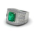 Emerald Imperial Grandeur Men's Ring - Shea No. 6