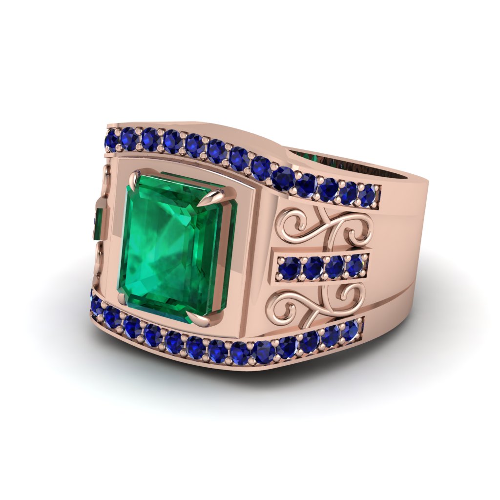 Emerald Imperial Grandeur Men's Ring - Shea No. 65