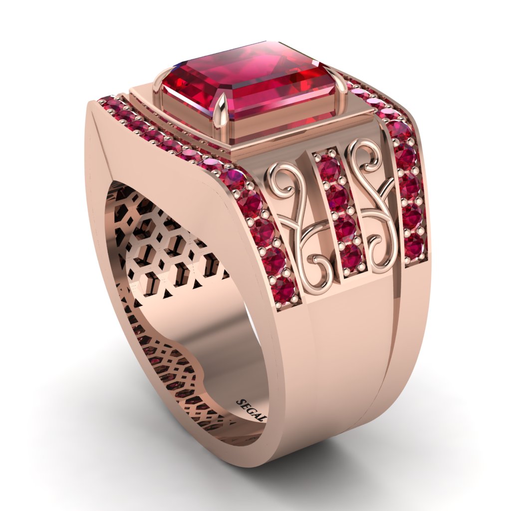 Ruby Imperial Grandeur Men's Ring - Shea No. 56