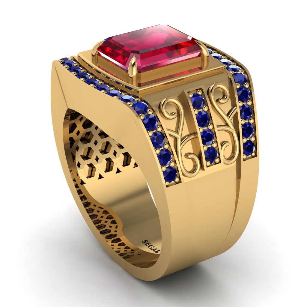 Ruby Imperial Grandeur Men's Ring - Shea No. 70