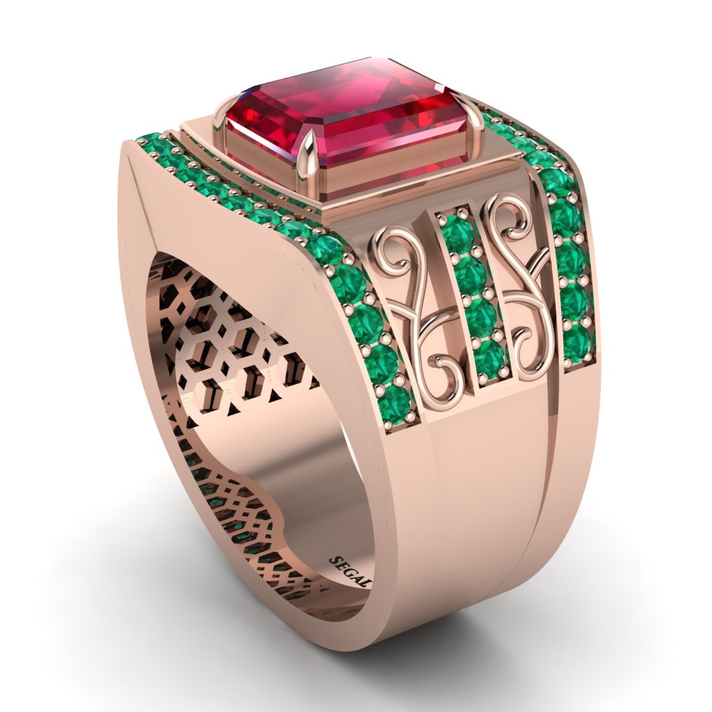 Ruby Imperial Grandeur Men's Ring - Shea No. 26