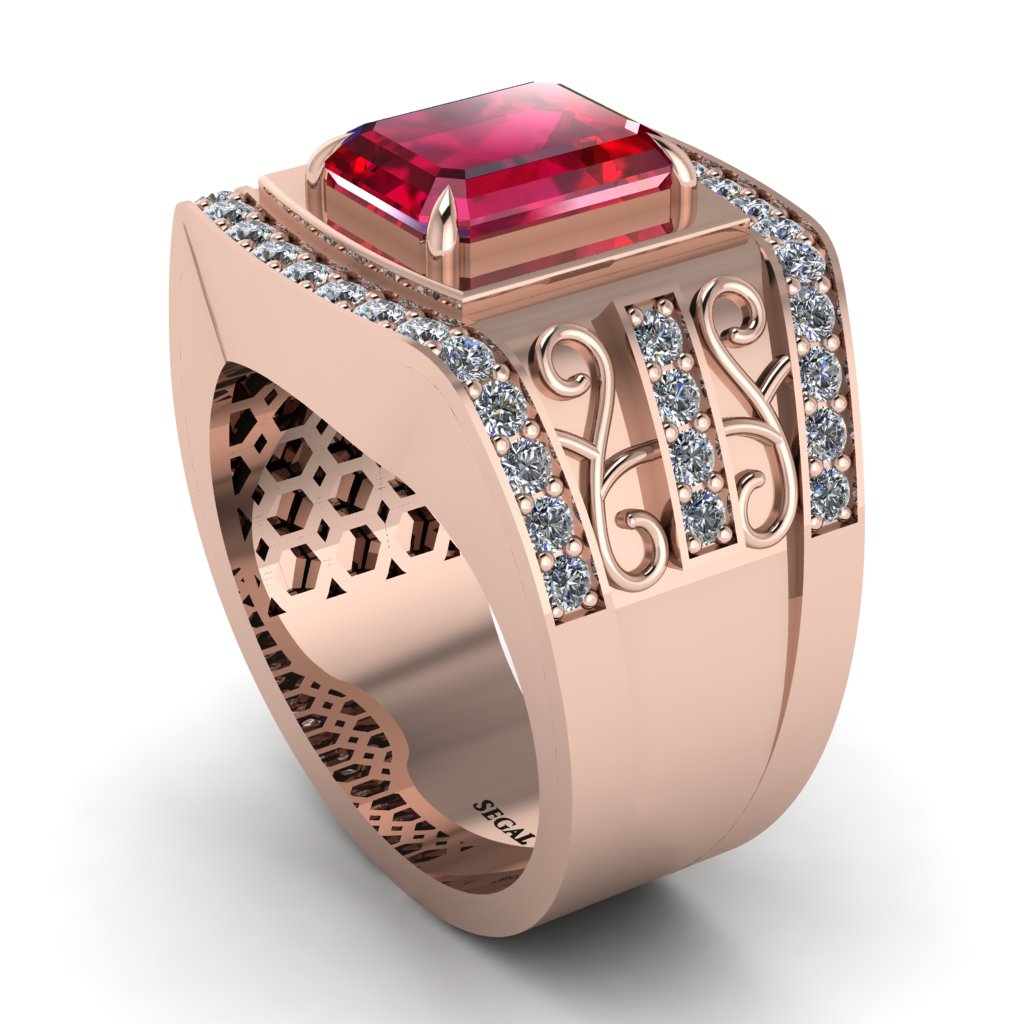 Ruby Imperial Grandeur Men's Ring - Shea No. 11