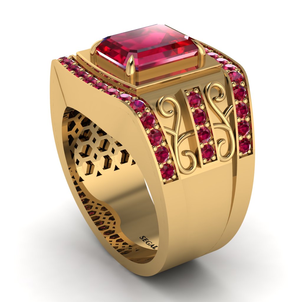 Ruby Imperial Grandeur Men's Ring - Shea No. 55