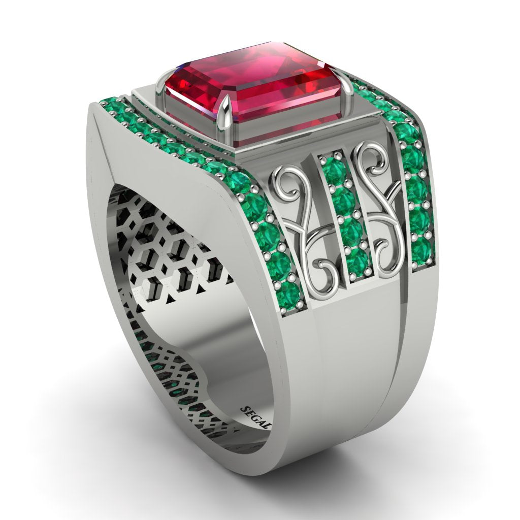 Ruby Imperial Grandeur Men's Ring - Shea No. 27
