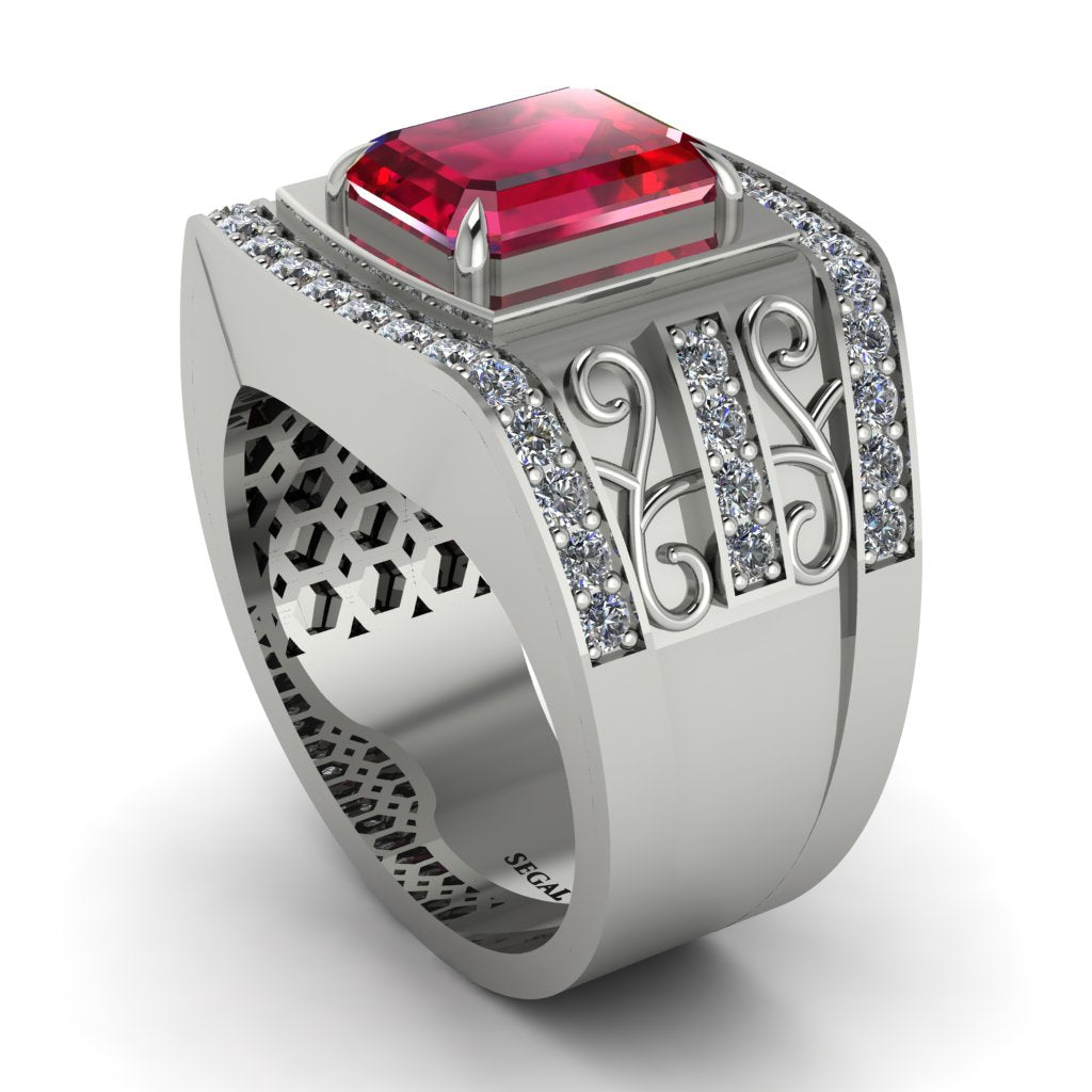 Ruby Imperial Grandeur Men's Ring - Shea No. 12