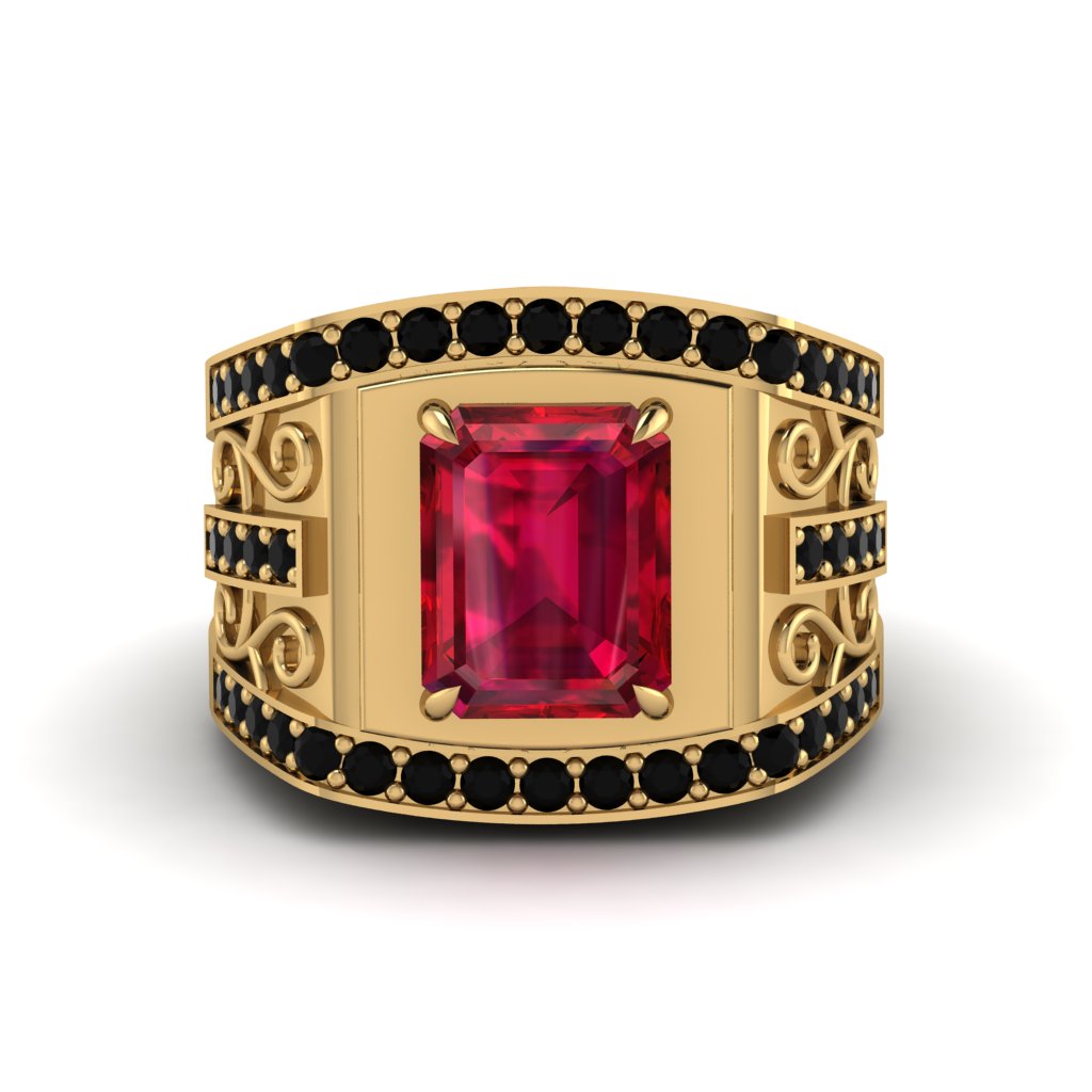 Ruby Imperial Grandeur Men's Ring - Shea No. 40