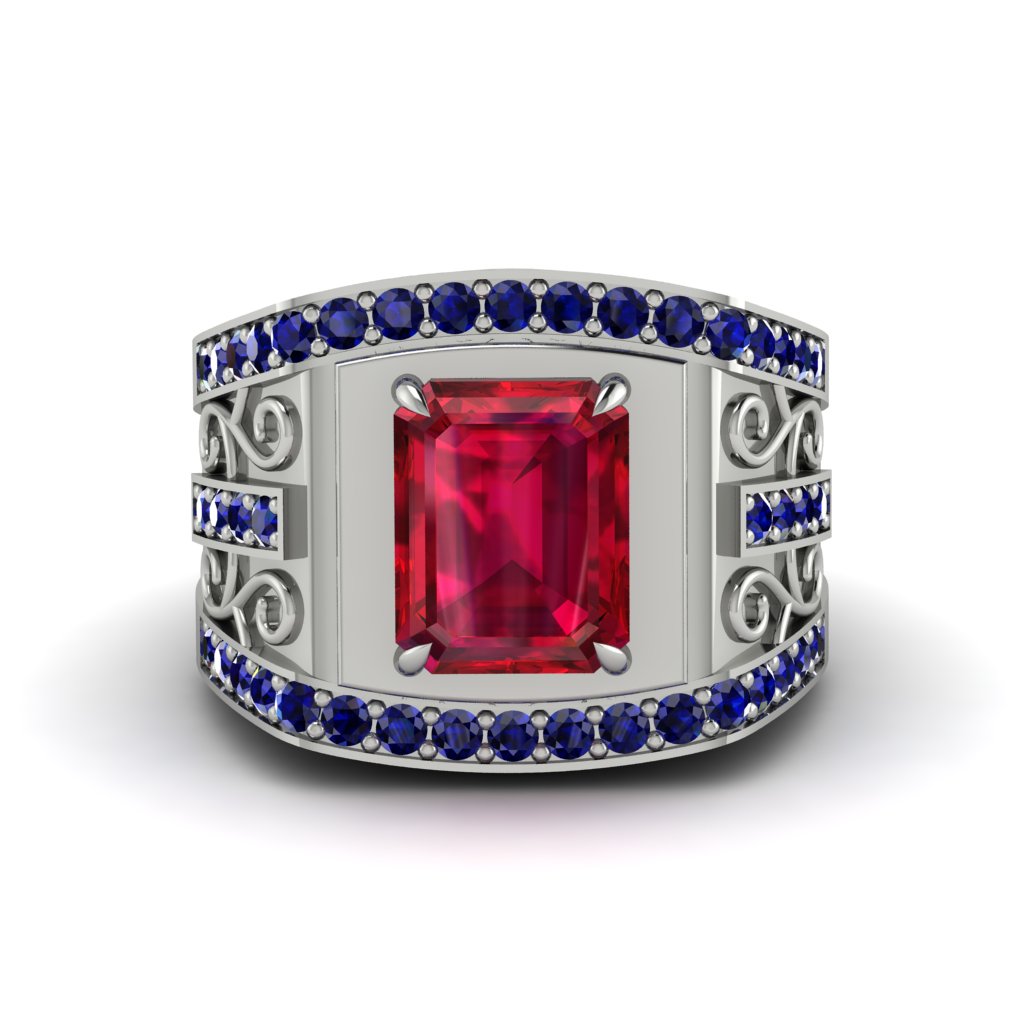 Ruby Imperial Grandeur Men's Ring - Shea No. 72
