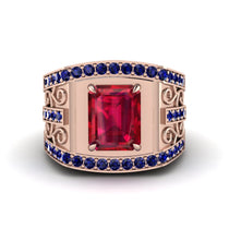 Ruby Imperial Grandeur Men's Ring - Shea No. 71 image 1