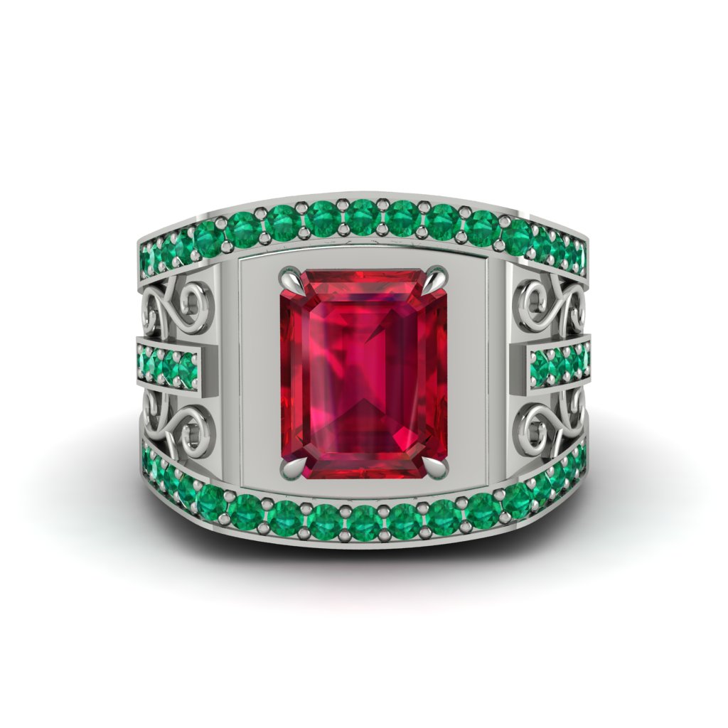 Ruby Imperial Grandeur Men's Ring - Shea No. 27