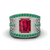 Ruby Imperial Grandeur Men's Ring - Shea No. 27 image 1