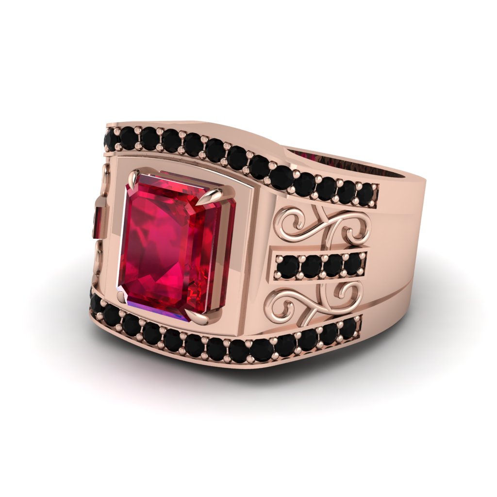 Ruby Imperial Grandeur Men's Ring - Shea No. 41