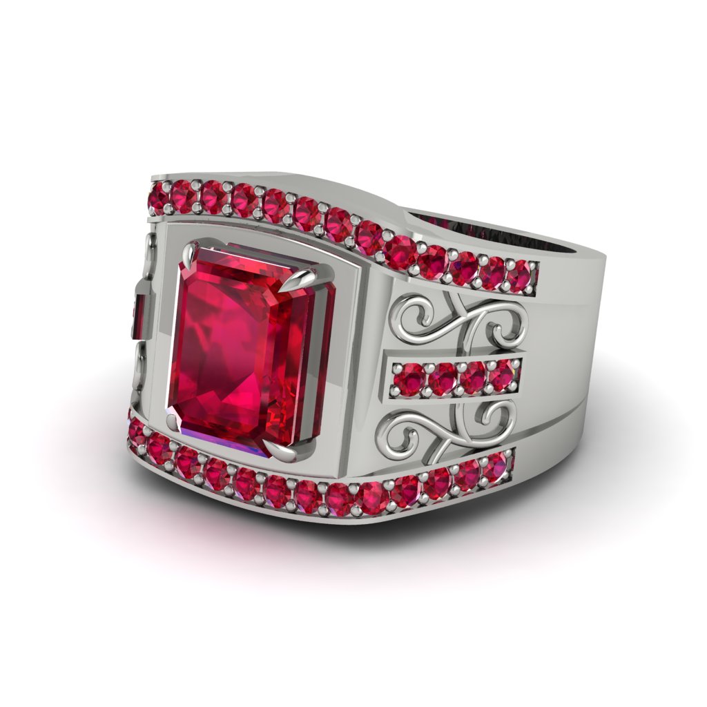 Ruby Imperial Grandeur Men's Ring - Shea No. 57