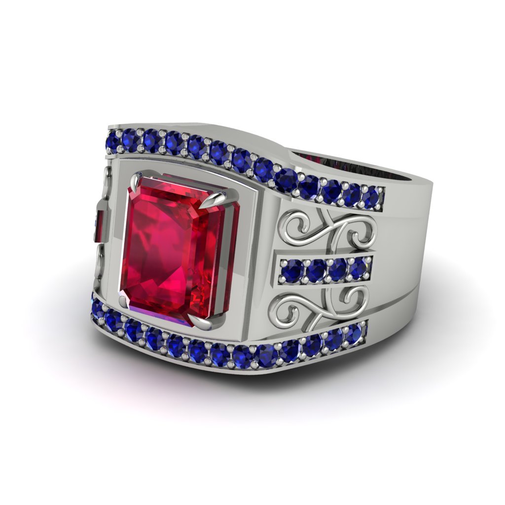 Ruby Imperial Grandeur Men's Ring - Shea No. 72