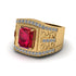 Ruby Imperial Grandeur Men's Ring - Shea No. 10