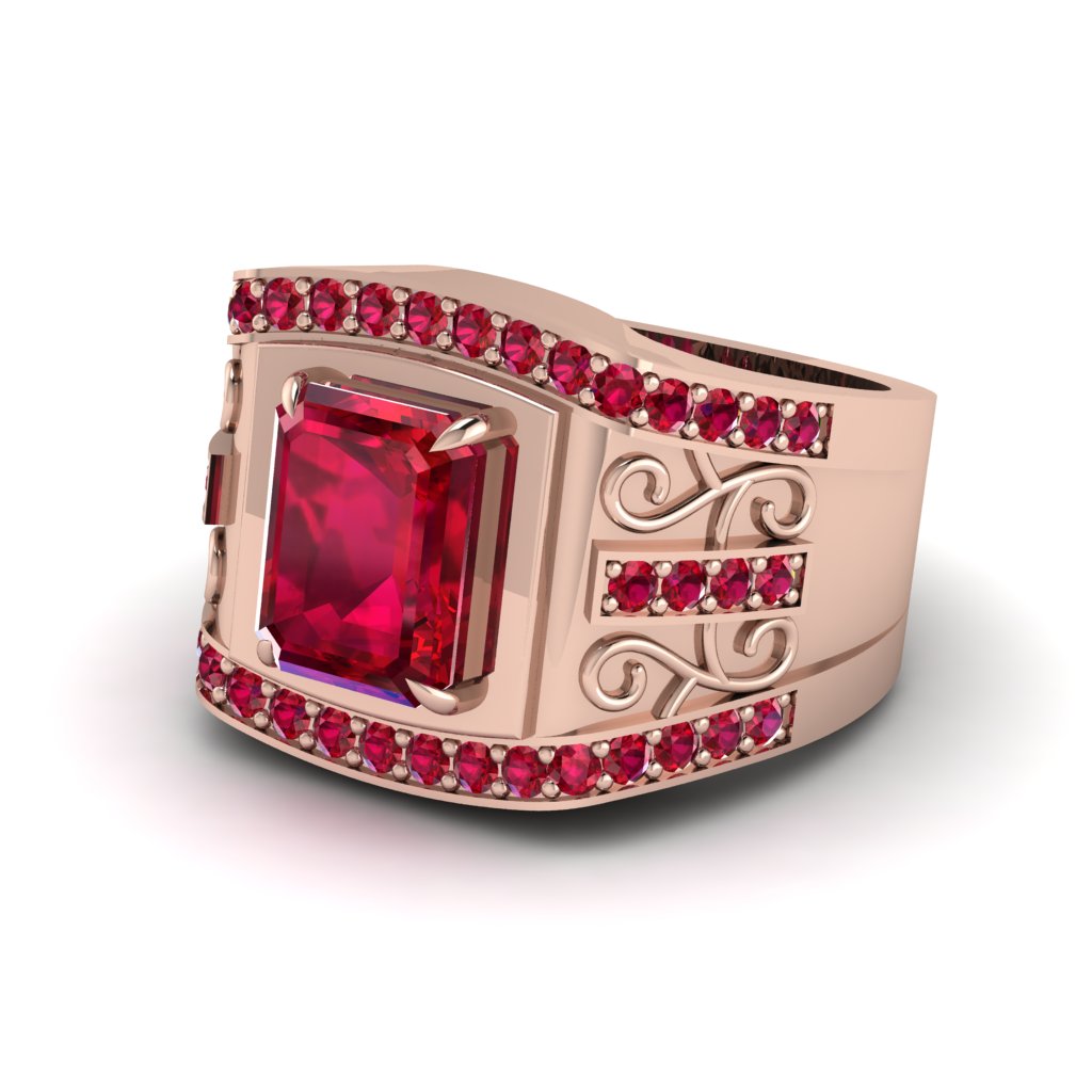 Ruby Imperial Grandeur Men's Ring - Shea No. 56