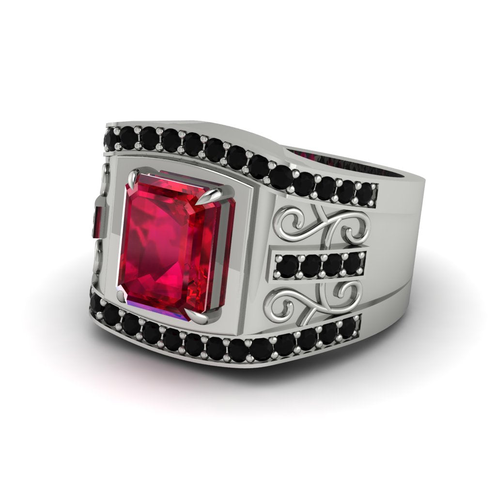 Ruby Imperial Grandeur Men's Ring - Shea No. 42