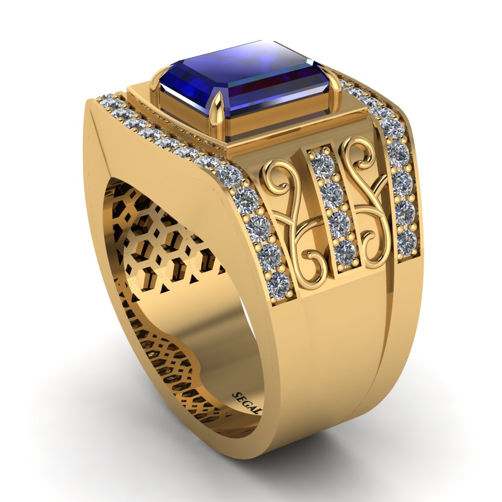 Sapphire Imperial Grandeur Men's Ring - Shea No. 13