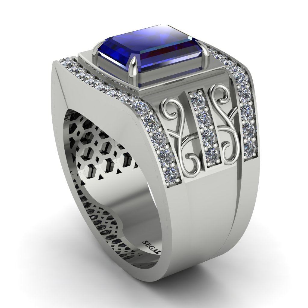 Sapphire Imperial Grandeur Men's Ring - Shea No. 15