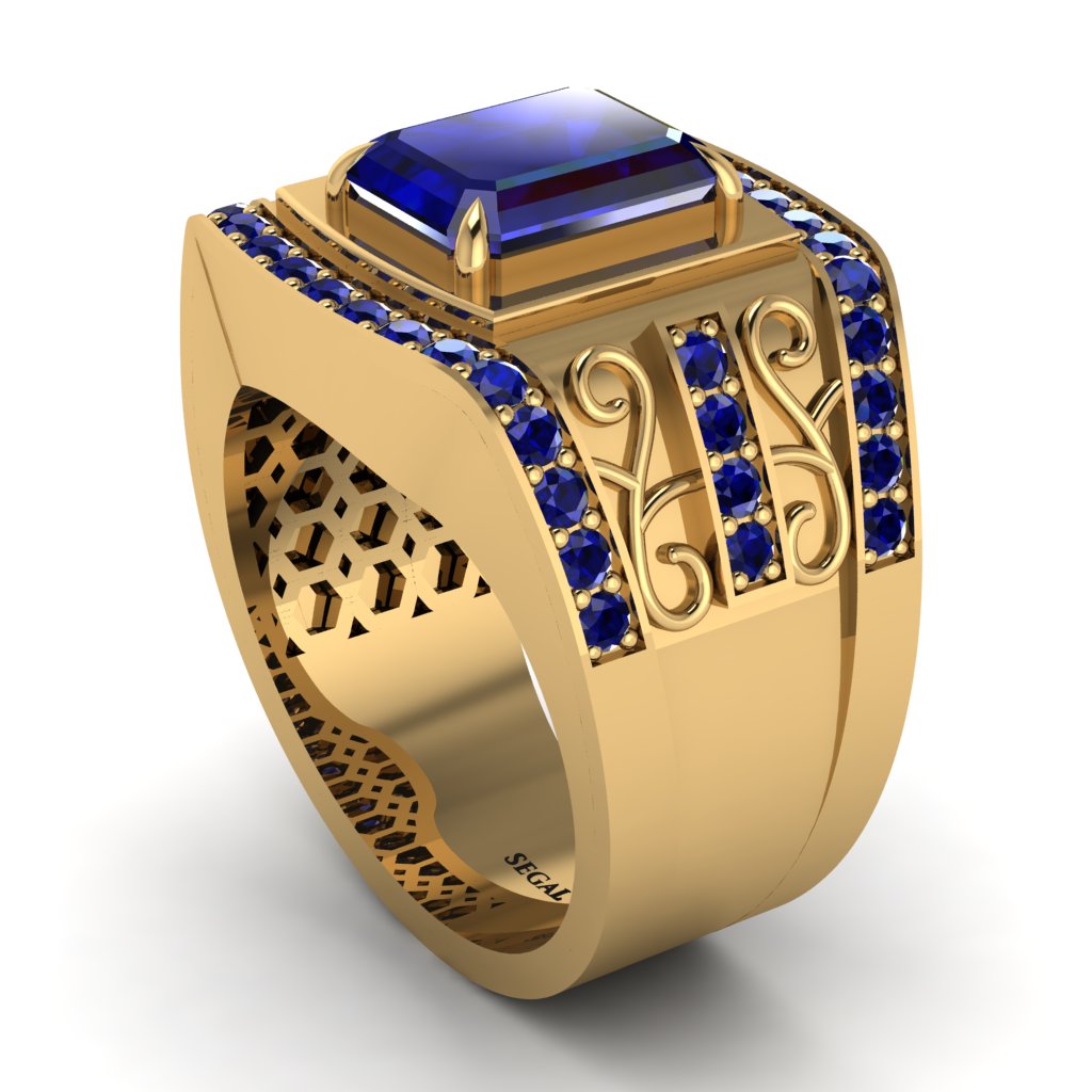 Sapphire Imperial Grandeur Men's Ring - Shea No. 73