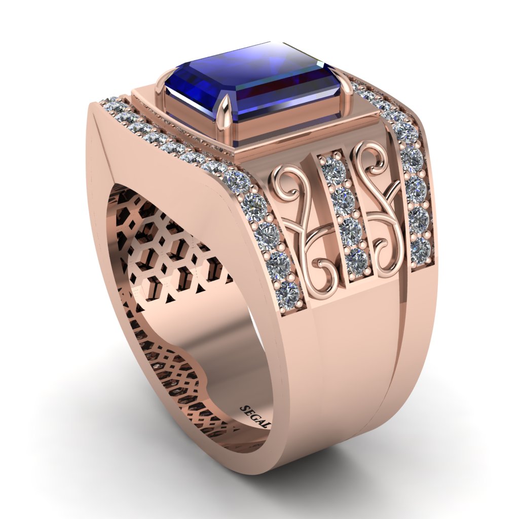 Sapphire Imperial Grandeur Men's Ring - Shea No. 14