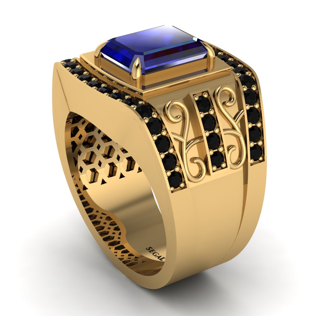 Sapphire Imperial Grandeur Men's Ring - Shea No. 43