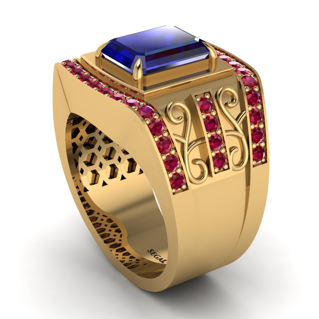 Sapphire Imperial Grandeur Men's Ring - Shea No. 58