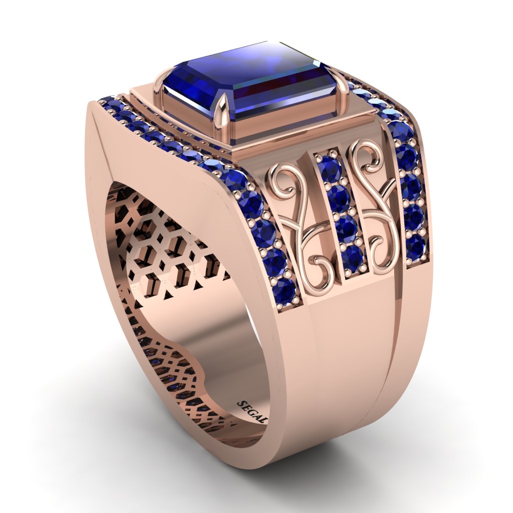 Sapphire Imperial Grandeur Men's Ring - Shea No. 74