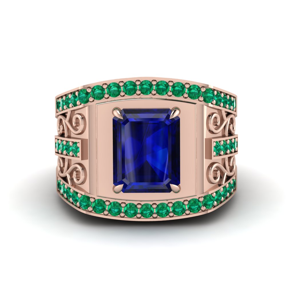 Sapphire Imperial Grandeur Men's Ring - Shea No. 29