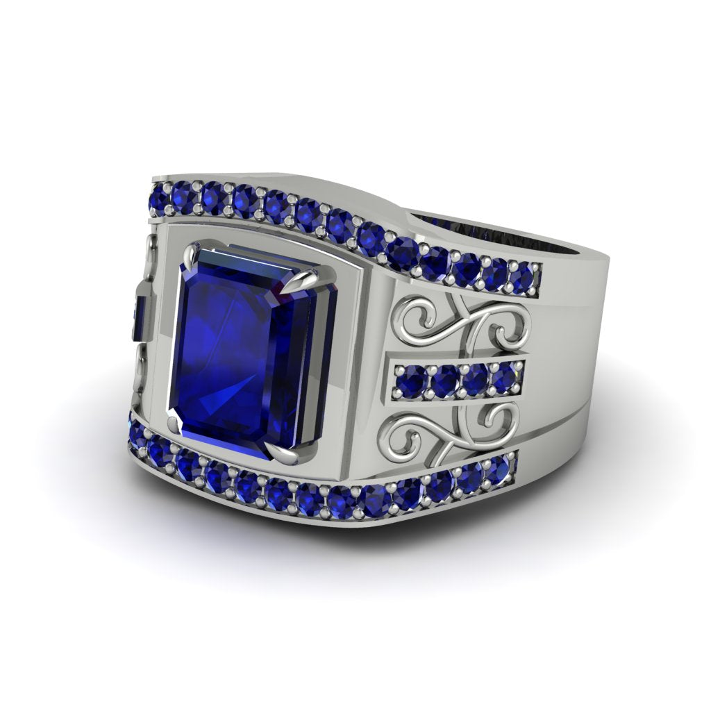 Sapphire Imperial Grandeur Men's Ring - Shea No. 75
