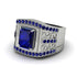 Sapphire Imperial Grandeur Men's Ring - Shea No. 75 image 3