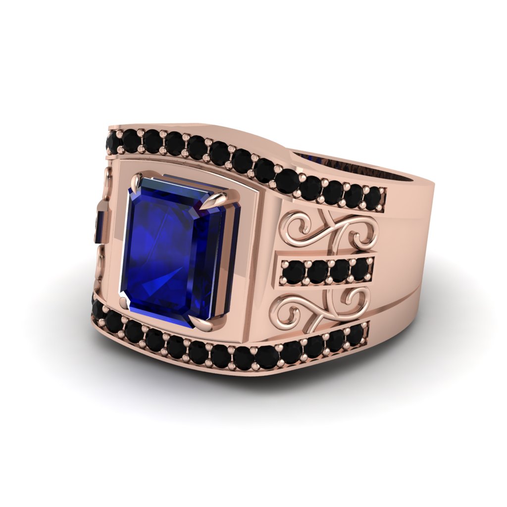 Sapphire Imperial Grandeur Men's Ring - Shea No. 44