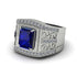 Sapphire Imperial Grandeur Men's Ring - Shea No. 15