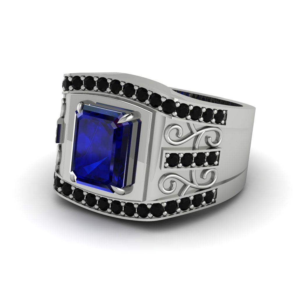 Sapphire Imperial Grandeur Men's Ring - Shea No. 45