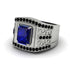 Sapphire Imperial Grandeur Men's Ring - Shea No. 45