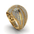 Diamond Imperial Radiance Gold Men's Ring - Fallon No. 1 image 1