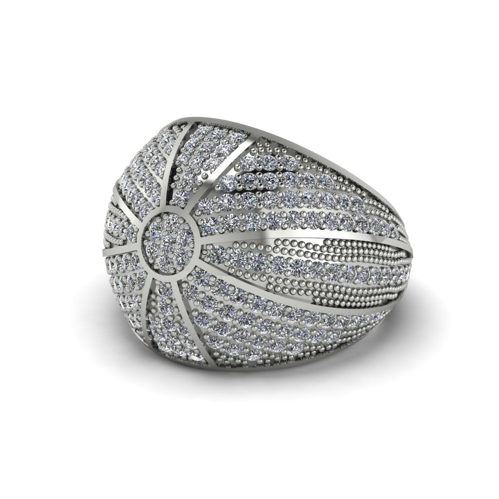 Diamond Imperial Radiance Gold Men's Ring - Fallon No. 3